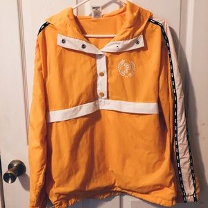 PINK yellow windbreaker
